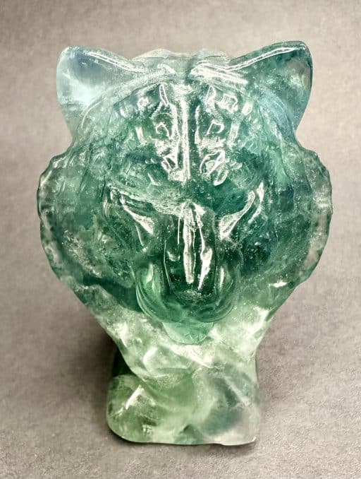 CV313 Fluorite Wolf Head - Image 2