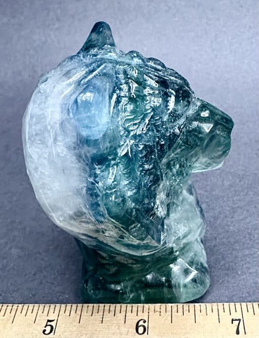 CV313 Fluorite Wolf Head - Image 3