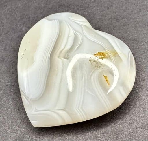 H421 Madagascar Agate Heart - Image 4