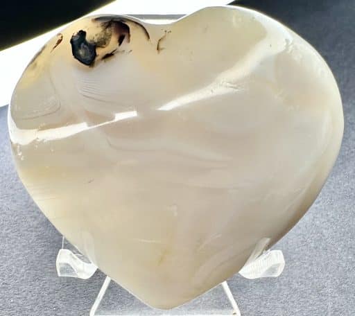 H421 Madagascar Agate Heart - Image 6