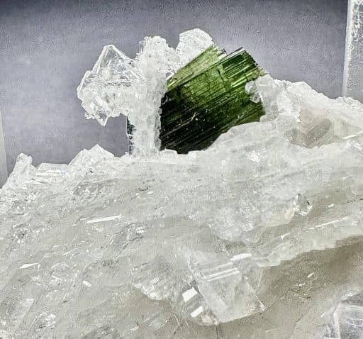 M704 Green Tourmaline in Cleavelandite Matrix - Image 6