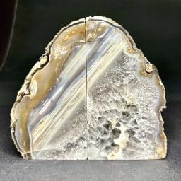 Brazilian Agate Bookends