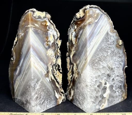 BK304 Brazilian Agate Bookends - Image 2