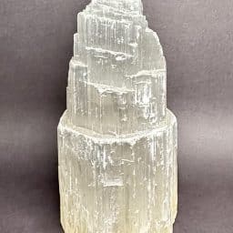 Rough Selenite Lamp