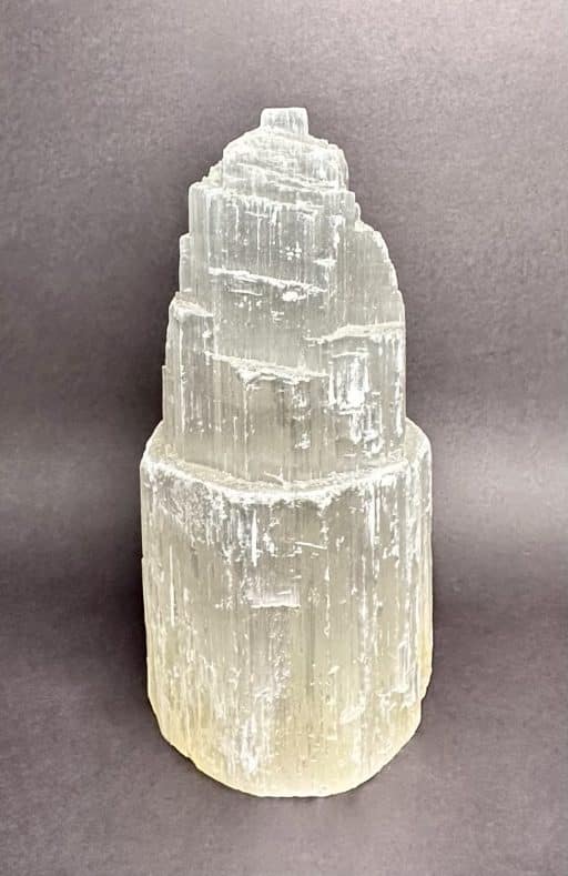 Rough Selenite Lamp