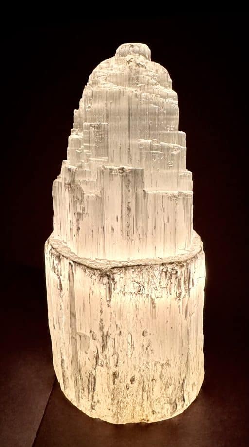 LT411 Rough Selenite Lamp - Image 7