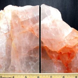 Fire Quartz Bookends