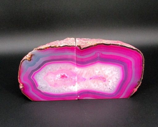 Pink Brazilian Agate Bookends