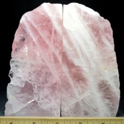 Rose Quartz Bookends