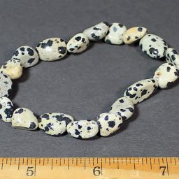 Dalmatian Stone stretch bracelet