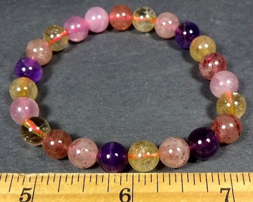 Super Seven Crystal Gemstone Bracelet