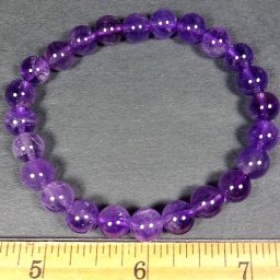 Amethyst Gemstone Beads Bracelet