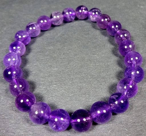 Amethyst Gemstone Beads Bracelet