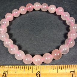 Rose Quartz Gemstone Beads Bracelet