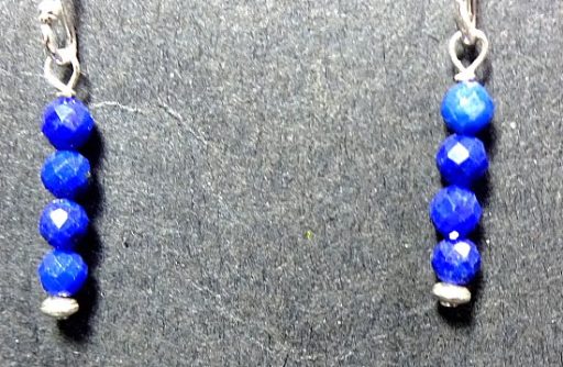 Lapis Bead Earrings