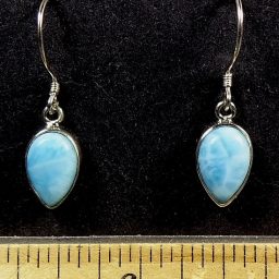 Larimar earrings