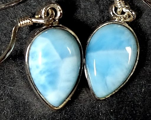 Larimar earrings