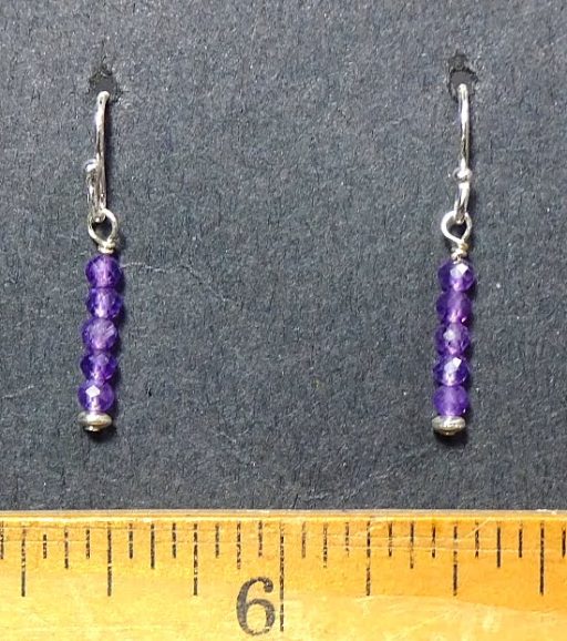 Amethyst Bead Earrings