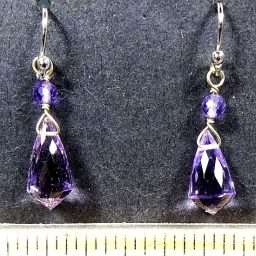 Rose de France Amethyst Earrings