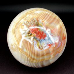 RIBBON POLY CHROME JASPER SPHERE