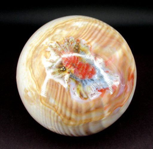 RIBBON POLY CHROME JASPER SPHERE