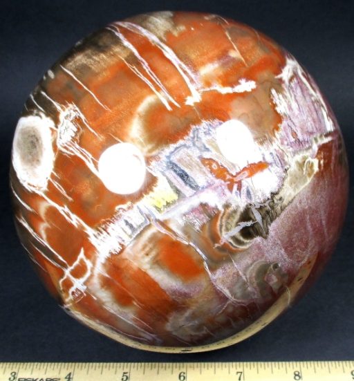 PETRIFIED WOOD SPHERE