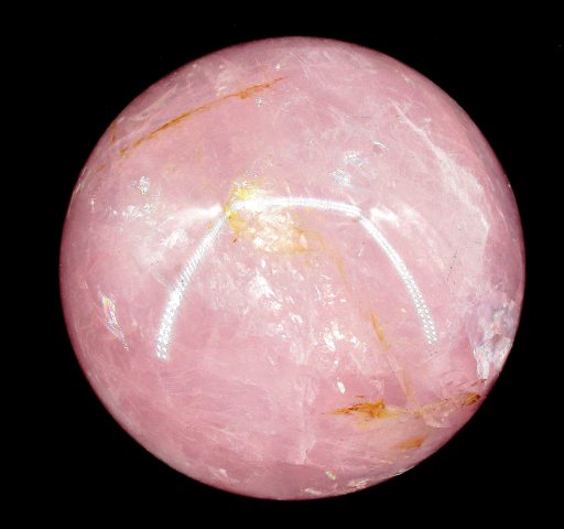 "STAR" ROSE QUARTZ SPHERE