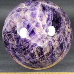 CHEVRON AMETHYST SPHERE