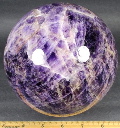 CHEVRON AMETHYST SPHERE