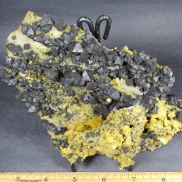 HEMATITE DRUZY QUARTZ CHALCOPYRITE