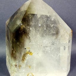 Smokey and Crystal Quartz point