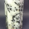 White Quartz Tourmaline Obelisk from Brazil.