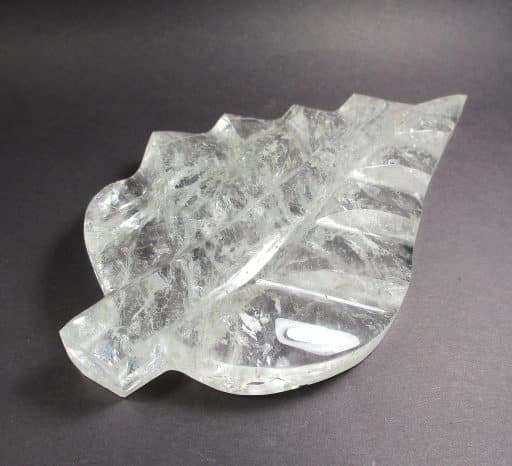 Clear Quartz Leaf