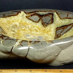 Septarian bowl from Utah