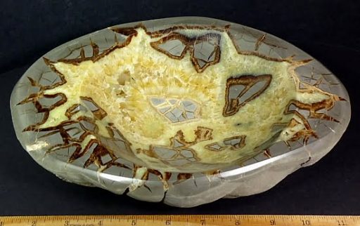 Septarian bowl from Utah