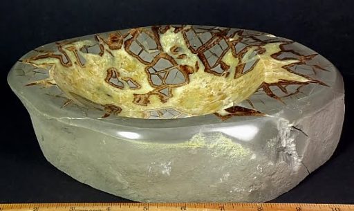 Septarian bowl from Utah