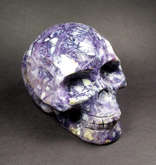 Fluorite Skull