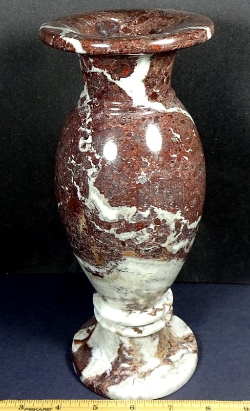 Zebra Marble Vase