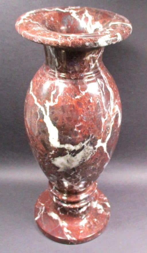 Zebra Marble Vase