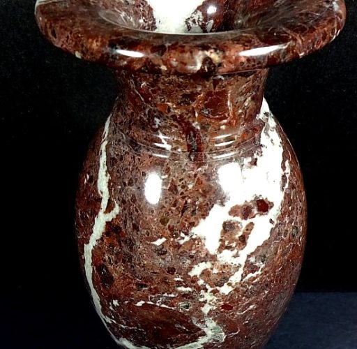 Zebra Marble Vase