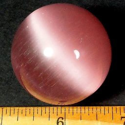 Pink Fiber Optic sphere