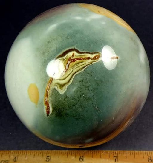 Poly Chrome Jasper sphere