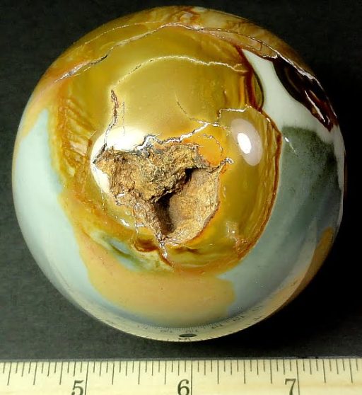 Poly Chrome Jasper sphere