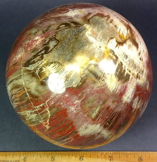 Petrified Wood sphere from Madagascar