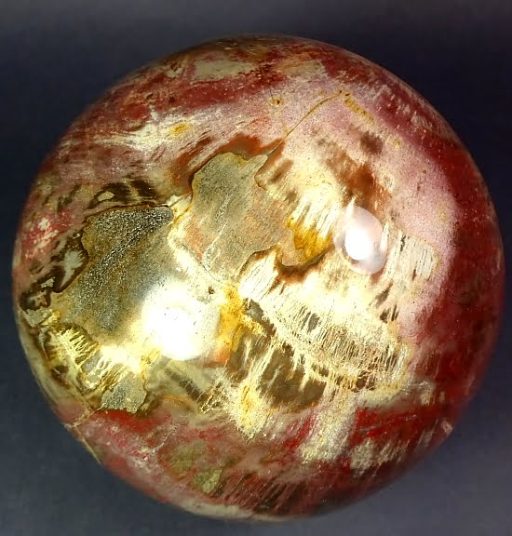 Petrified Wood sphere from Madagascar