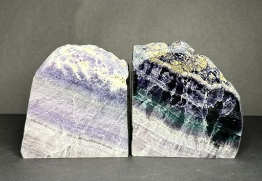 Fluorite Bookends