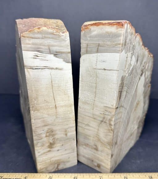 BK204 Madagascar Petrified Wood Bookends - Image 5