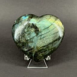 Labradorite Heart