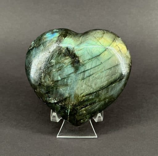 Labradorite Heart