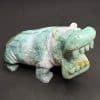 Moss Agate Hippopotamus